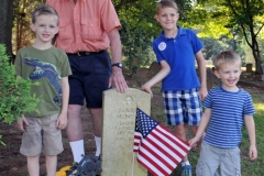 James-McNeil-Grave-with-CAR-Members-and-Eugene-Wilson